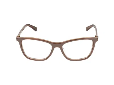 Longchamp Eyeglasses In Metallic Nude