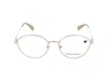 Longchamp Eyeglasses In Rose Gold/ivory