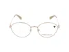 Longchamp Eyeglasses In Rose Gold/ivory