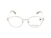 Longchamp Eyeglasses In Rose Gold/ivory