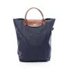Longchamp Fabric Leather Le Pliage Original Tote Bag 10168089p68 In Blue