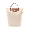 Longchamp Fabric Leather Le Pliage Original Tote Bag 10168089p71 In Sand