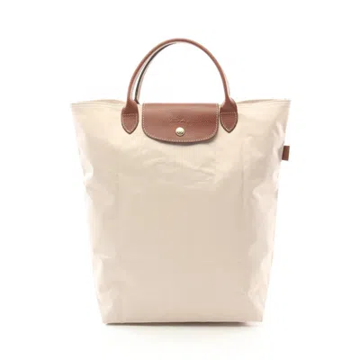 Longchamp Fabric Leather Le Pliage Original Tote Bag 10168089p71 In Sand