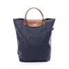 Longchamp Fabric Leather Le Pliage Original Tote Bag 10168089p68 In Blue