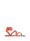 Longchamp Sandales  X K.jacques In Red