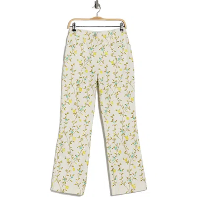 Longchamp Floral Cotton Blend Pants In Multi
