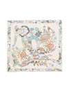 Longchamp Forêt  Scarf 50 In グレー