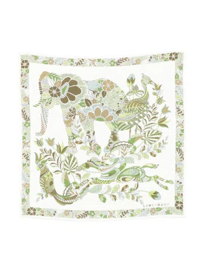 Longchamp Forêt Scarf In 中性色