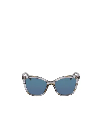 Longchamp Frame Sunglasses In Multi