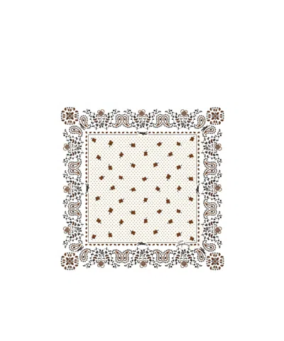 Longchamp French Bandana Scarf In Cashew Color