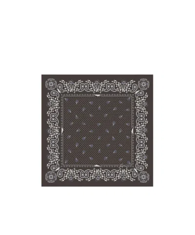 Longchamp French Bandana Silk Scarf 50 In Mocha