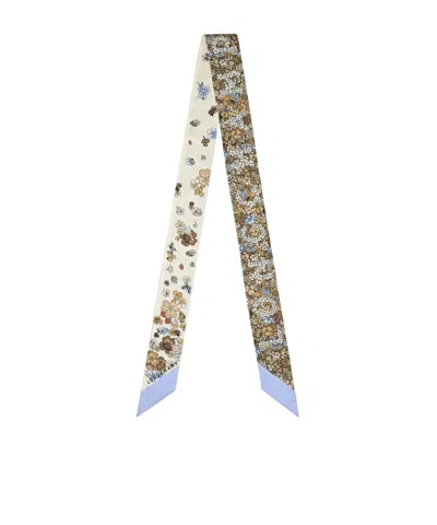 Longchamp Frise Fleurie Headband In Neutral