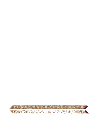 Longchamp Frise Fleurie Headband In White