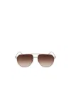 Longchamp Geometric Frame Sunglasses