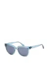 Longchamp Geometric-frame Sunglasses In Blue