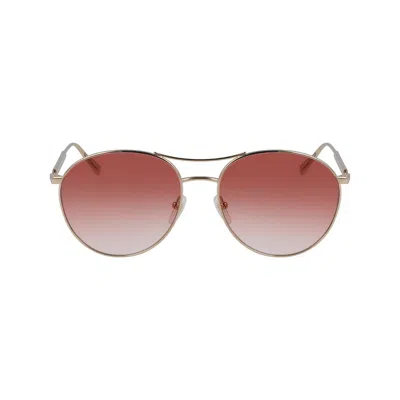 Longchamp Gold Metal Sunglasses