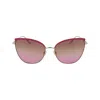 Longchamp Gold Metal Sunglasses