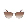 Longchamp Gold Metal Sunglasses