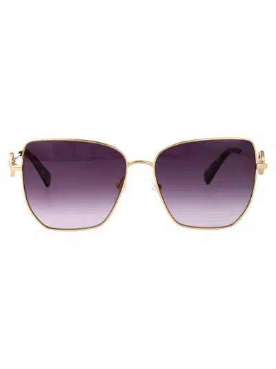 LONGCHAMP LONGCHAMP GOLD METAL SUNGLASSES