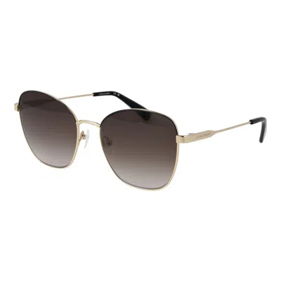 Longchamp Gold Metal Sunglasses