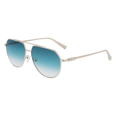 Longchamp Gold Metal Sunglasses