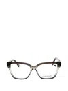 Longchamp Gradient-effect Rectangle-frame Glasses In Transparent