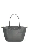Longchamp Graphite-coloured Le Pliage Green M Bag