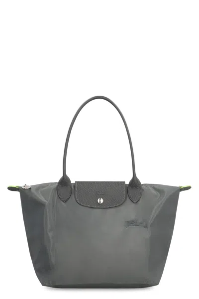Longchamp Graphite-coloured Le Pliage Green M Bag