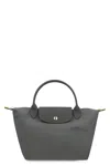 Longchamp Graphite-coloured S Le Pliage Green Bag