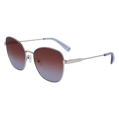 Longchamp Gray Metal Sunglasses In Grey