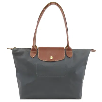 Pre-owned Longchamp Gray Nylon Tote Bag ()