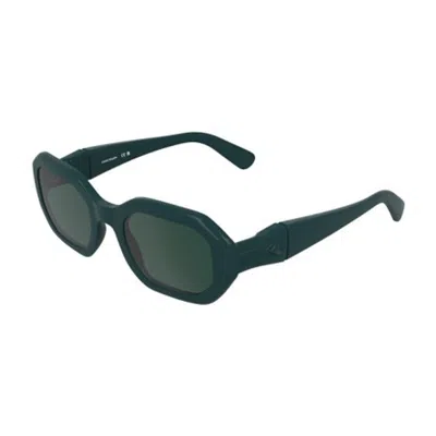 Longchamp Green Geometric Ladies Sunglasses Lo794s 303 52