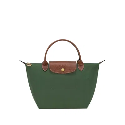 Longchamp Green Tote Bags