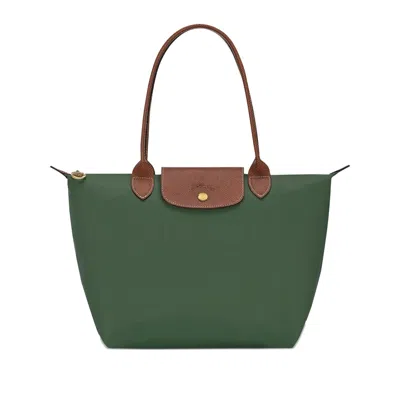 Longchamp Green Tote Bags