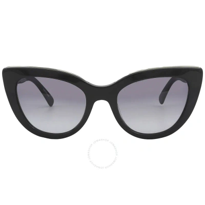 Longchamp Grey Cat Eye Ladies Sunglasses Lo686s 001 51 In Black