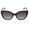 Longchamp Grey Gradient Cat Eye Ladies Sunglasses Lo670s 001 54 In Grey