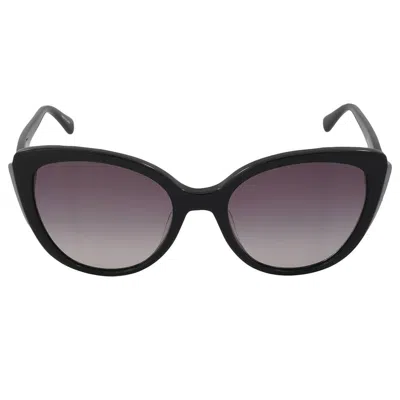 Longchamp Grey Gradient Cat Eye Ladies Sunglasses Lo670s 001 54 In Black