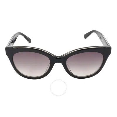 Longchamp Grey Gradient Cat Eye Ladies Sunglasses Lo698s 001 54 In Brown