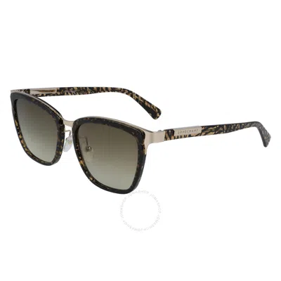 Longchamp Grey Square Ladies Sunglasses Lo643s 211 54 In Green