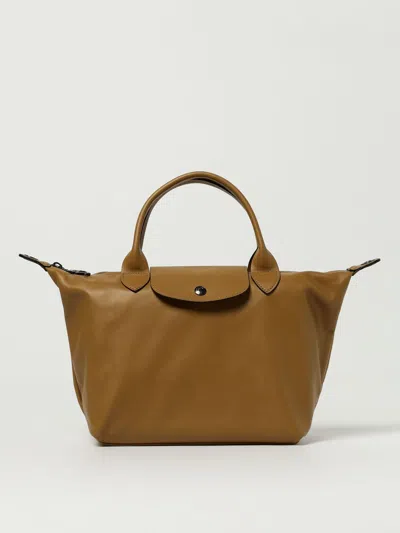 Longchamp Handbag  Woman In Brown