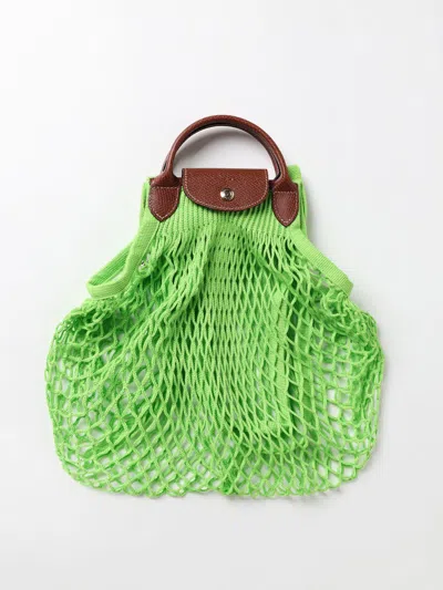 Longchamp Handbag  Woman Color Apple Green