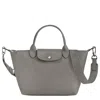 Longchamp Le Pliage Logo-strap Bag In Turtledove
