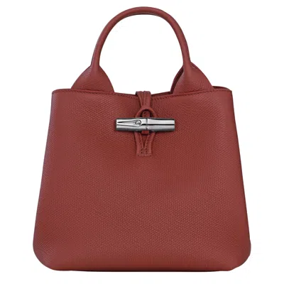 Longchamp Handbag S Le Roseau In Chestnut