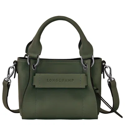 Longchamp Handbag Xs  3d In Khaki