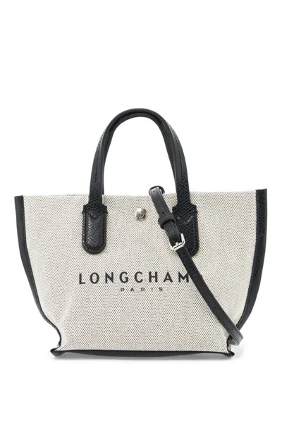 Longchamp "xs Essential Handbag" In Neutro