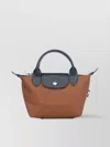 Longchamp Handbags With Top Handle And Contrast Handles