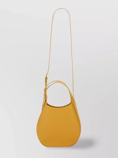 Longchamp Handle Strap Shoulder Bag In Yellow