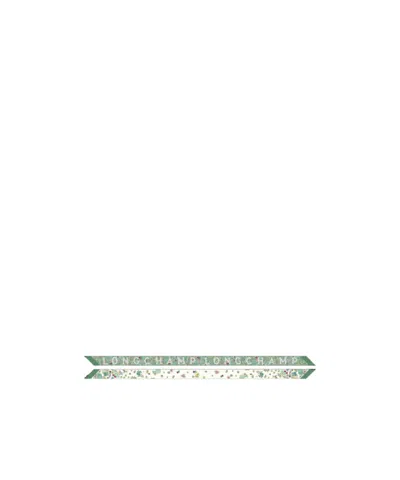 Longchamp Headband Frise Fleurie In Green