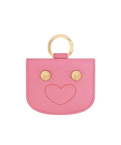 Longchamp Heart Card Holder Wallet In Mudanhong