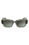 Longchamp Heritage 50mm Cat Eye Sunglasses In Green